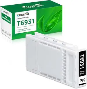 Ennovor Remanufactured T693 Ink Cartridge Eps 693 T6931 Photo Black Compatible with Eps SureColor SC-T3000 T3070 T3200 T3270 T5000 T5070 T5200 T5270 T7000 T7070 T7200 T7270 T5200D(1 Pack)