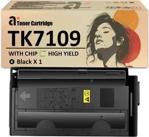 Ennovor TK7109 Toner Cartridge Replacement for Kyocera TK7109 TK-7109 TK-7109K 1T02P80CS0 Toner Cartridges Compatible for Kyocera TASKalfa 3010i CS-3010i Printers, 1 Black