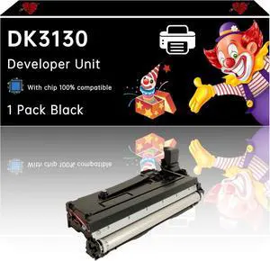 Ennovor DK3130 Developer Unit Compatible with Kyocera ECOSYS M3550idn M3560idn FS-4100DN FS-4200DN FS-4300DN Printers, Enhanced Durability, Ideal for High-Volume Printing (1 Pack Black)