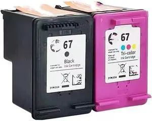 Ennovor 67 ink cartridges for deskjet 2700 2723 2330 6020 2320 2332 6420