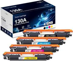 Ennovor 130A Toner Cartridges Replacement for HP 130 CF350A CF351A CF352A CF353A for Pro Color MFP M177fw M176n M177 M176 Printer 4-Pack (Black/Cyan/Yellow/Magenta)