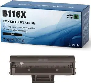 Ennovor B116X Toner Cartridge Replacement for DELL B116X Black Toner Cartridges Compatible for Dell B1160 B1160w B1163 B1165nfw Printers