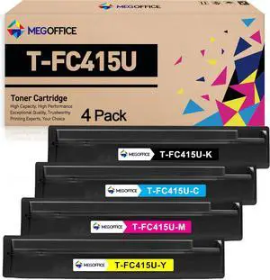 Ennovor Compatible Toner Cartridge Replacement for Toshiba T-FC415U TFC415U Toner Cartridge T-FC415U-K T-FC415U-C T-FC415U-M T-FC415U-Y for E-Studio 2515AC 3015AC 3515AC 4515AC 5015AC Printer