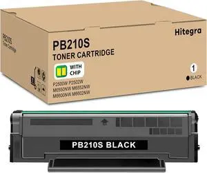 Ennovor Compatible PB210S Toner Cartridge Black Replacement for Pantum PB210S PB-210S Toner Work with P2500W P2502W M6550NW M6552NW M6600NW M6602NW Printer Black Toner, 1x Black