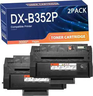 Ennovor DX-B352P DX-B35TD DXB352P Toner for Sharp Printer: High Yield No Chip Black Compatible Toner Cartridge to Work with DX-B352P Printer 2set