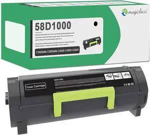 Ennovor 58D1000 Black High Yield Toner Cartridge Replacement for Lexmark 58D1000 Toner Cartridge for MS725, MS821, MS822, MS823, MS825, MS826, MX721, MX722 Printer [8,000 Pages]