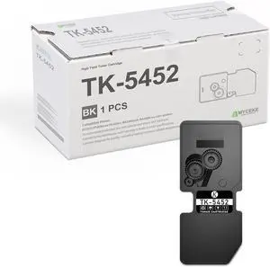 Ennovor 1 Pack TK5452 Black Toner Cartridge: Compatible TK5452K TK-5452 Toner Replacement TK-5452 Toner Cartridge for Kyocera ECOSYS PA2600cwx PA2600cx MA2600cwfx MA2600cwx Printer, 4,600 Pages