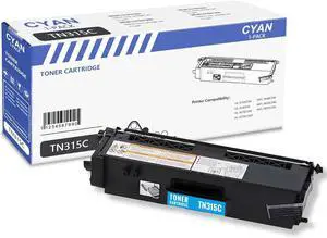 Ennovor 1 Pack TN315C Cyan Toner Cartridge TN315C High Yield 5,600 Pages Compatible for Brother HL-4150CDN 4140CW 4570CDW 4570CDWT MFC-9640CDN 9650CDW 9970CDW Printer