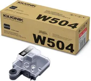 Ennovor 1 Pack CLT-W504 Black Waste Toner Container(with Chip) Yield 14,900 Pages Compatible for Samsung Xpress C1810W C1860FW CLX-4195 4195FW 4195N 4195FW 4170 CLP 415 415N 415NW 470 475 Printer