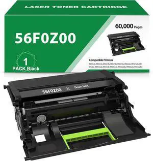 Ennovor 56F0Z00 Drum Imaging Unit High Yield, Compatible for MS321dn, MS421dw, MS521dn, MS621dn, MX321adn, MX521ade, MX622adhe Printer (Black-1 Pack)