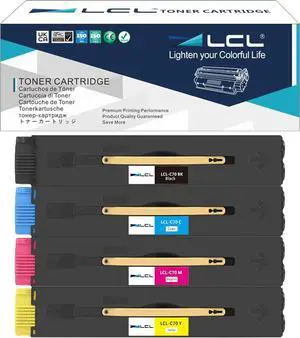 Ennovor LCL Compatible Toner Cartridge Replacement for Xerox Color C60 C70 EC70 006R01655 006R01656 006R01657 006R01658 High Yield High Yield Color C60 C70 (4-Pack KCMY) Ennovor LCL Compatible Toner Cartridge Replacement for Xerox Color C60 C70 EC70 006R01655 006R01656 006R01657 006R01658 High Yield High Yield Color C60 C70 (4-Pack KCMY)