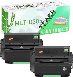 Ennovor MLT-D305 MLT-D305L D305 Compatible Toner Cartridge Replacement for Samsung ML 3750 3750N 3750ND 3753ND Printer High Print Volume with Chip 2 Black