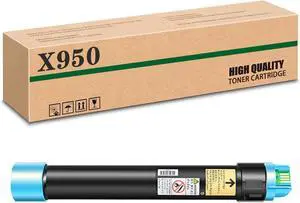 Ennovor Compatible X950X2KG X950X2CG X950X2YG X950X2MG High-Capacity Toner Cartridge, Works for Lexmark X950de X950dhe X950dte X952de X952dte X954de Printers Cyan*1