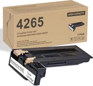 Ennovor 106R02734 Black Toner Cartridge High Yield 1 Pack: Compatible 4265 Toner Cartridge Replacement for Xerox WorkCentre 4265 4265X 4265S 4265XF Printer (25,500 Pages)
