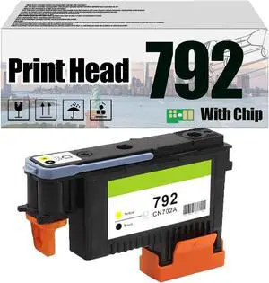 Ennovor 792 CN702A CN703A CN704A Print Head Printhead, Compatible for HP L26100 L26500 L28500 Printers  High Print Volume with Chip CN702A