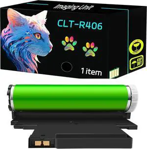 Ennovor High Yield CLT-R406 Imaging Unit Compatible for Samsung CLP-365 CLP-365W CLX-3305FW Xpress C410W Xpress C430W Xpress C460FW Xpress C480FW Printers, Print Clearly (1 Pack Black)