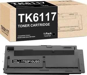 Ennovor TK-6117 TK6117 Black Toner Cartridge Compatible for Kyocera TK-6117K TK-6117 1T02P10US0 Toner for ECOSYS M4125idn M4132idn Printer Cartridge - 1 Pack TK6117 TK-6117K Black Toner