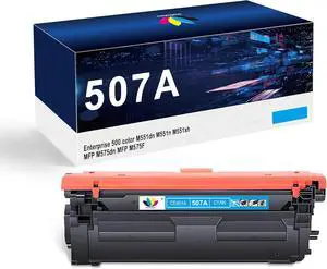 Ennovor 507A Cyan Toner Cartridge Compatible for 507A CE401A for Color HP Laserjet Enterprise 500 Color M551,HP Laserjet Enterprise 500 Color MFP M575, HP Laserjet Pro 500 Color MFP M570 Series