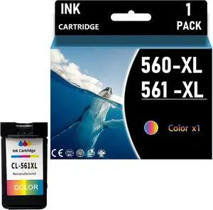 Ennovor Ink Cartridges PG 560 XL CL 561 XL Compatible for Canon TS5350 TS5351 TS5352 TS5353 Printer,Color