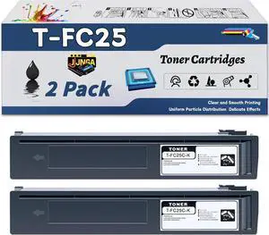 Ennovor Work for Toshiba E Studio 2040C 2540C 3040C 3540C 4540C Printers, Replacement for Toshiba T-FC25 Toner Cartridges, Capacity of 8200 Pages (2 Pack Black)