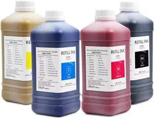 Ennovor Eco Solvent Ink for Wide Format Grand Format Printers Use for DX4 DX5 DX7 DX9 DX10 DX 11 XP600 TX800 Printhead, Mimaki, Roland, Mutoh (1000ml/PCS)