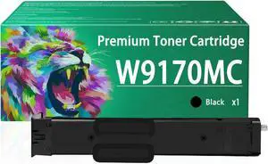 Ennovor W9170MC Black Toner Cartridges Work for HP Color Laserjet Managed MFP E87740dn E87750dn E87760dn E87770dn Flow MFP E87740z E87750z Printers