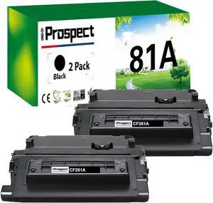 Ennovor CF281A Compatible for HP 81A High Yield Toner Cartridge for HP Enterprise MFP M604 M604n M604dn M605 M605n M606 M630 M630h M630dn M630f M630z Printers ( Black, 2 Pack)