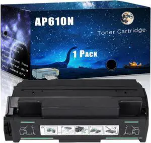 Ennovor AP610N Compatible Toner Cartridge Replacement for Ricoh High Yield Compatible AP600N AP610N AP2600 AP2610N Printers, Meet Printing Needs (1 Pack Black)