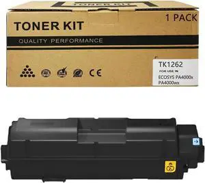 Ennovor TK-1262 TK1262 Compatible for Kyocera TK-1262 TK1262 Toner Compatible for Kyocera ECOSYS PA4000x PA4000wx Printer Toner
