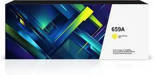 Ennovor 659A W2012A Yellow High Capacity Remanufactured Toner Cartridge Replacement for HP Enterprise Flow MFP M776 M856x M856dn M776z M776dn M776zs Printers (1 Pack Yellow)