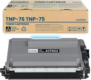 Ennovor TNP76 TNP75 Toner Cartridge High Yield ACF0032 AFC0033 Replacement for Konica Minolta TNP-76 TNP-75 Toner Cartridge for Bizhub 4000i 5000i Printer Ink 1-Pack Black