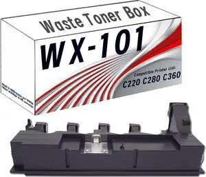 Ennovor WX-101 WX101 Waste Toner Box Replacement for Konica Minolta Bizhub C220 Compatible With C220 C280 C360 1-pack