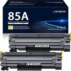 Ennovor 85A Black Toner Cartridges 2 Pack | Replacement for HP 85A CE285A Works with Laserjet Pro P1102, P1109; Laserjet Pro MFP M1212, M1217 Printer Series | CE285A