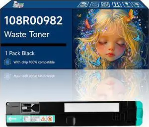 Ennovor 108R00982 Waste Toner Container Compatible with Xerox Phaser 7800 7800DN 7800DX Printers (1 Pack Black)