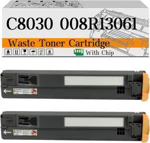 Ennovor C8030 008R13061 Waste Toner Container Replacement Compatible for Xerox 7830 7835 7845 7855 7830i 7835i 7845i 7855i 7545 7556 7970 7425 7428 7435 C8030 C8035 C8045 Printers 2 Packs