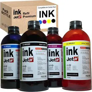 Ennovor 502 High Capacity Refill Ink 4 Liter (4000ml) Bottle Replacement for Compatible (Not Sublimation) refil T502 ET-4750 ST-3000 ST-2000 ET-15000 ET-4760 ST-4000 ET-2760