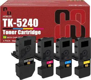 Ennovor VERIMP TK5240 Toner Cartridges Compatible for Kyocera TK-5240K TK-5240C TK-5240M TK-5240Y Toner Cartridge Work for Kyocera Ecosys P5026cdn P5026cdw M5526cdn M5526 Printers, blue