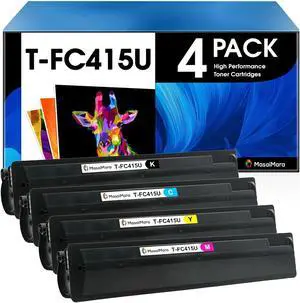 Ennovor MasaiMara T-FC415U Compatible High Yeild Toner Cartridge Replacement for Toshiba E-Studio 2515AC 3015AC 3515AC 4515AC 5015AC Printer (Black Cyan Yellow Magenta, 4 Pack)