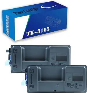 Ennovor Compatible High Yield Toner Cartridges Replacement for Kyocera TK-3165 TK3165 to Use with P3045dn P3050dn P3055dn P3060dn M3645idn P3145dn Printers Black*2