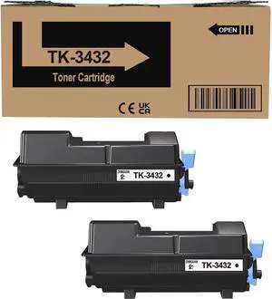 Ennovor TK-3432 TK3432 TK 3432 Toner Cartridge Works for Kyocera ECOSYS MA5500ifx PA5500x Printers (2-Black)