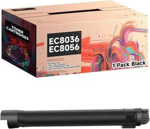 Ennovor Compatible with Xerox EC8036 EC8056 Black Color Toner Cartridges, 006R01697 006R01698 006R01699 006R01700 Toner Supply, High Yield 27000 Pages (1 Pack Black)