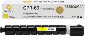 Ennovor GPR-66 Yellow GPR66 Toner Cartridge Compatible with Canon imageRUNNER Advance DX C3926i C3930i C3935i