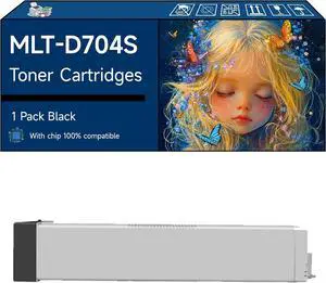 Ennovor MLT-D704S Toner Cartridges Compatible with Samsung MultiXpress K3250NR K3300NR Printers, High-Yield Vibrant Colors, Sharp Text, Easy Installation, Perfect for Home & Office Use (1 Pack Black)