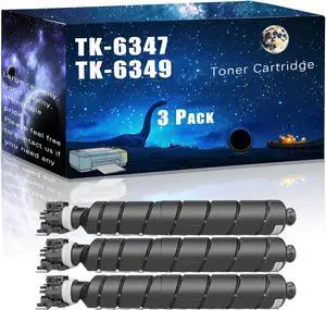 Ennovor TK-6347 TK-6349 Compatible Toner Cartridge Replacement for Kyocera High Yield Compatible TASKalfa 4004i 5004i 7004i CS4004i CS5004i CS6004i CS7004i Printers, Meet Printing Needs (3 Pack Black)