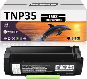 Ennovor TNP35 Toner Cartridge Replaces for Konica Minolta TNP35 TNP-35 A63W01F Toner Cartridges Compatible for Konica Minolta Bizhub 4000P Printers 1 Black Pack