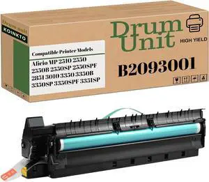 Ennovor Compatible Drum Unit Replacement for Ricoh B2093001 B2050153 Drum Unit for Aficio MP 2510 2550 2550B 2550SP 2550SPF 2851 3010 3350 3350B 3350SP 3350SPF 3351SP Printer