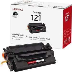 Ennovor 121 Black Toner Cartridge (1-Pack) - Compatible with ImageCLASS D1620 D1650 Printers, Spherical Toner for Sharp, Non-Fading Printouts