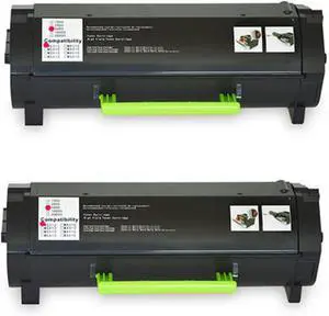 Ennovor Compatible Toner for Konica Minolta Bizhub 4000P Cartridge for Konica Minolta Bizhub 4000P NP38 TNP35 Printer Replacement Ink Ribbon Powder Box, Clear Print 2-Black