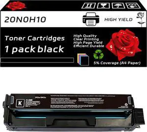 Ennovor 20N0H10 20N0H20 20N0H30 20N0H40 Toner Cartridges Compatible for Lexmark CS331dw CS431dw CX331adwe CX431adw Printers, with Chip, High Yield 2500 Pages, Clear Printing (1 Pack Black)