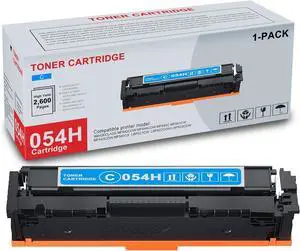 Ennovor 1-Pack 054H 3027C001 Cyan Toner Cartridge High Yield Compatible CRG054H 054H Replacement for Canon imageCLASS MF642Cdw MF644Cdw MF640C MF643Cdw MF645Cx LBP621Cw LBP622Cdw LBP623Cdw Printer